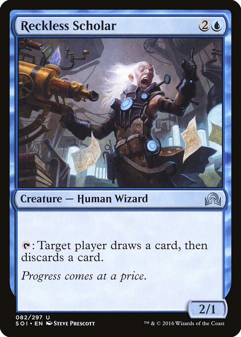 Reckless Scholar – Shadows over Innistrad (SOI-82) Magic: The Gathering card