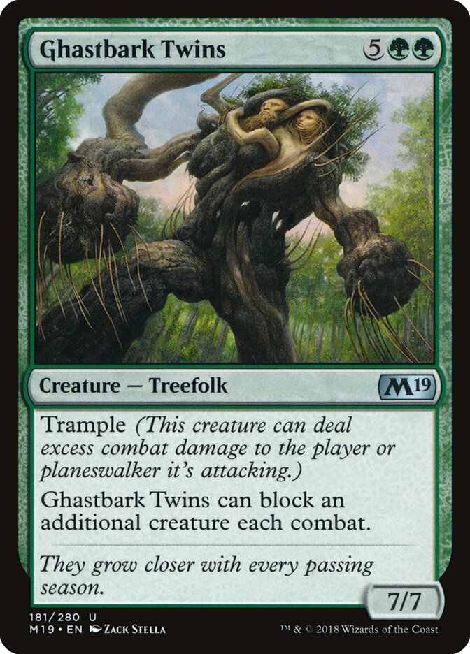 Ghastbark Twins - Core 2019 (Uncommon) [M19-181] Hauptbild