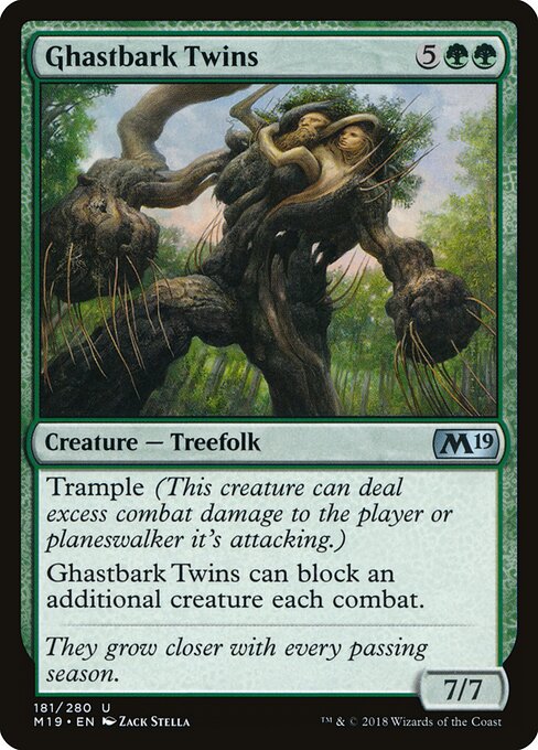 Ghastbark Twins – Core Set 2019 (M19-181) Magic: The Gathering card | LC-REM-20260804-15150647116108-d470e441-3520-4669-aaa5-f0c57829352a