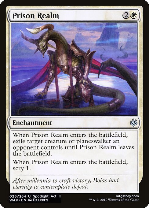 Prison Realm – War of the Spark (WAR-26) Magic: The Gathering card