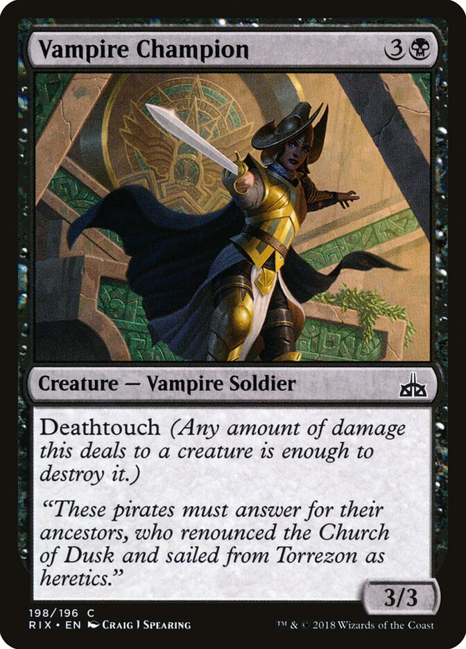 Vampire Champion - Rivals of Ixalan (Common) [RIX-198]