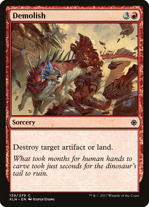 Demolish – Ixalan (XLN-139) Magic: The Gathering card