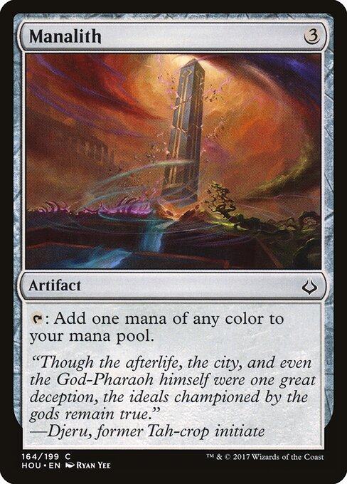 Manalith – Hour of Devastation (HOU-164) Magic: The Gathering card