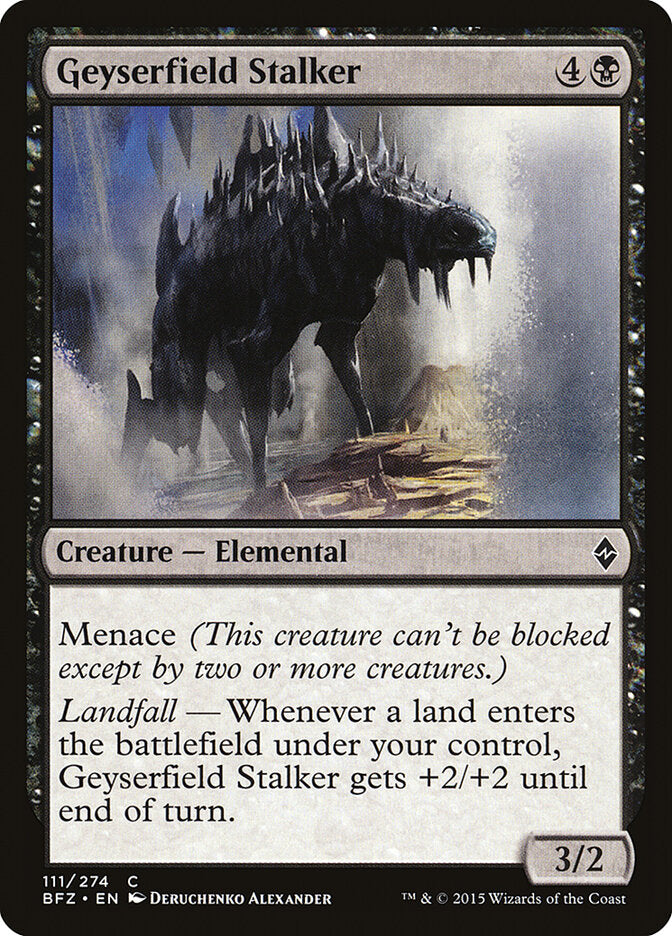 Geyserfield Stalker - Battle for Zendikar (Common) [BFZ-111] Image principale du produit