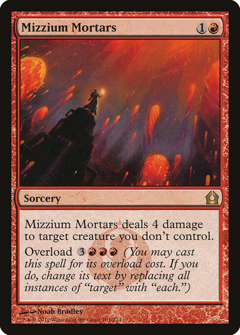 Mizzium Mortars – Return to Ravnica (RTR-101) Magic: The Gathering card