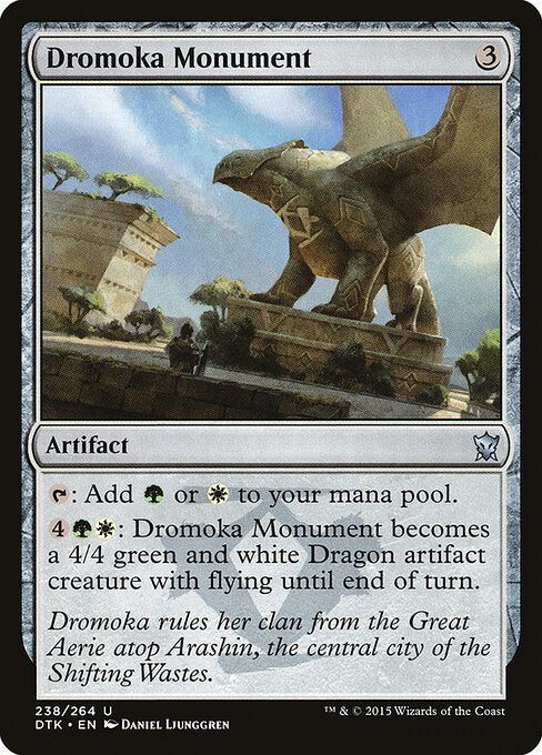 Dromoka Monument – Dragons of Tarkir (DTK-238) Magic: The Gathering card