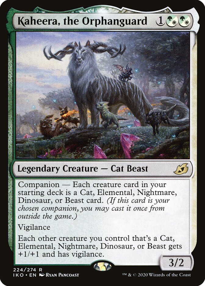 Magic-kaart Kaheera, the Orphanguard IKO-224 uit Ikoria: Lair of Behemoths (Rare) Hauptbild