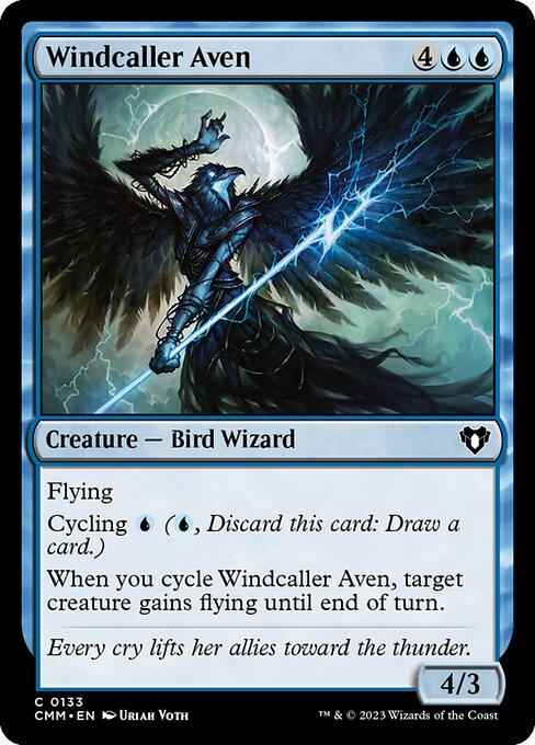 Windcaller Aven – Commander Masters (CMM-133) Magic: The Gathering card | LC-REM-20260804-15376409952588-d4f1e538-9e68-4481-9bd6-3d37e20645f2 Immagine principale del prodotto