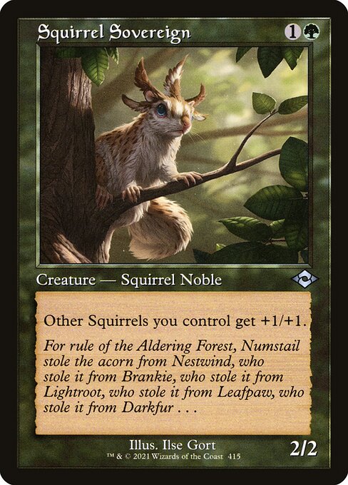 Squirrel Sovereign – Modern Horizons 2 (MH2-415) Magic: The Gathering card | LC-REM-20260804-15150869446988-d512e5b8-2394-42d9-9dbf-345137710cde