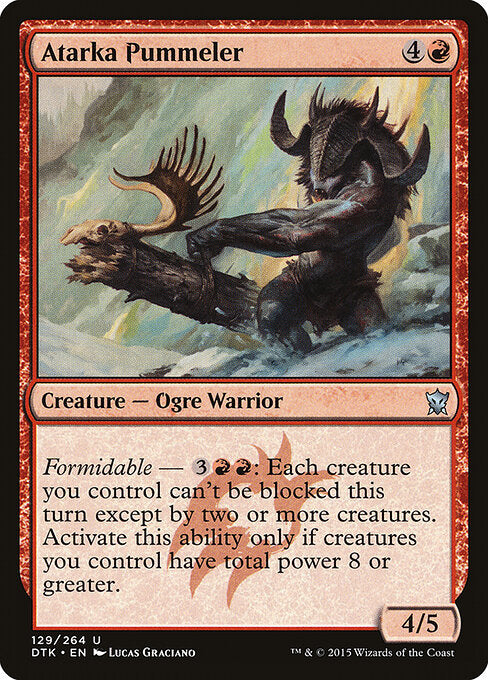 Atarka Pummeler – Dragons of Tarkir (DTK-129) Magic: The Gathering card Main image
