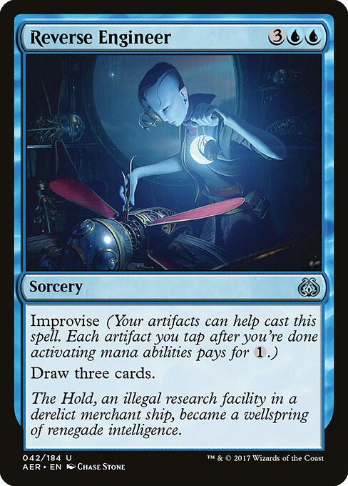 Reverse Engineer – Aether Revolt (AER-42) Magic: The Gathering card