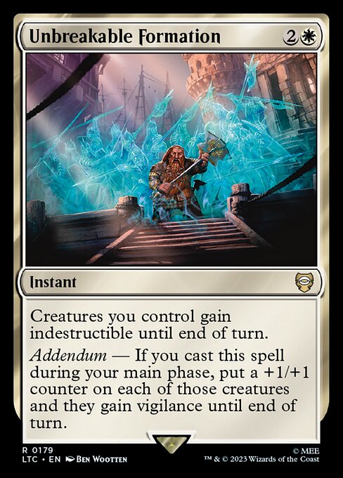 Unbreakable Formation – Tales of Middle-earth Commander (LTC-179) Magic: The Gathering card | LC-REM-20260804-15151729705292-d5da52b2-cc09-49ac-8091-737f23a77165