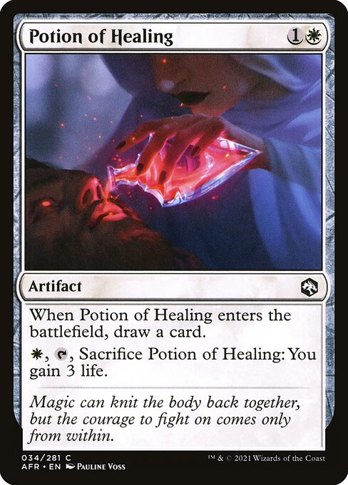 Potion of Healing – Adventures in the Forgotten Realms (AFR-34) Magic: The Gathering card | LC-REM-20260804-15765057700172-d5edb608-c7d7-4fa9-b969-262c9789fc17 Image principale du produit