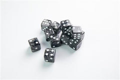 D6 Dice Set - Galaxy Series Moon (12 stuks)