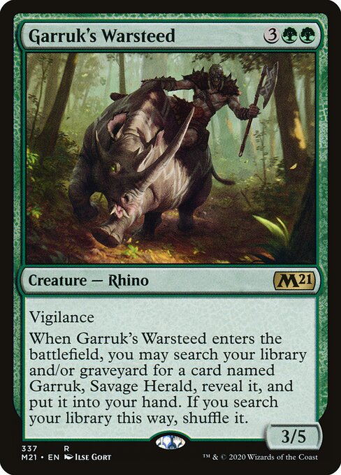 Garruk's Warsteed – Core Set 2021 (M21-337) Magic: The Gathering card | LC-REM-20260804-15339566006604-d6099863-8d3d-44bf-8d3b-dc3602119617