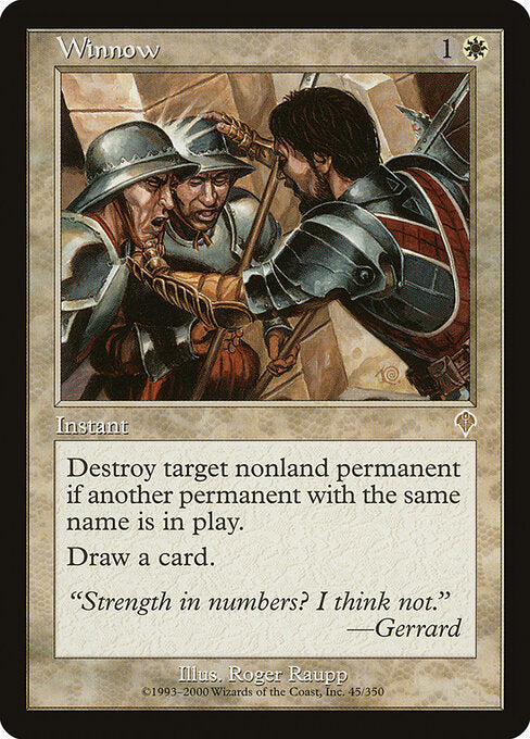 Winnow – Invasion (INV-45) Magic: The Gathering card | LC-REM-20260804-15526064521548-d61748dd-4010-47da-8717-ca0147877057