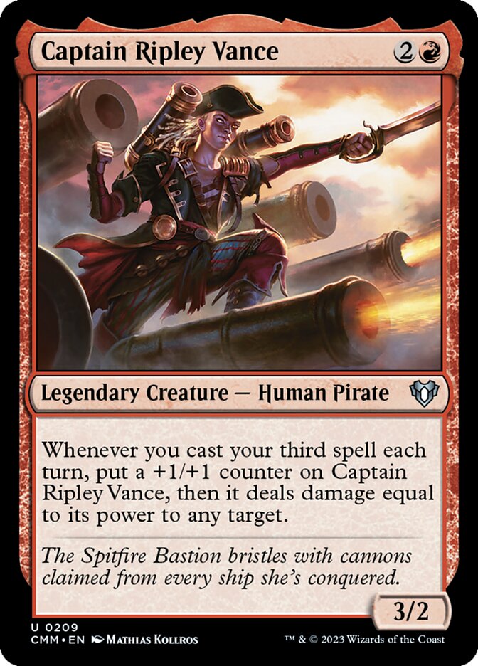 Captain Ripley Vance - Commander Masters (Uncommon) [CMM-209]