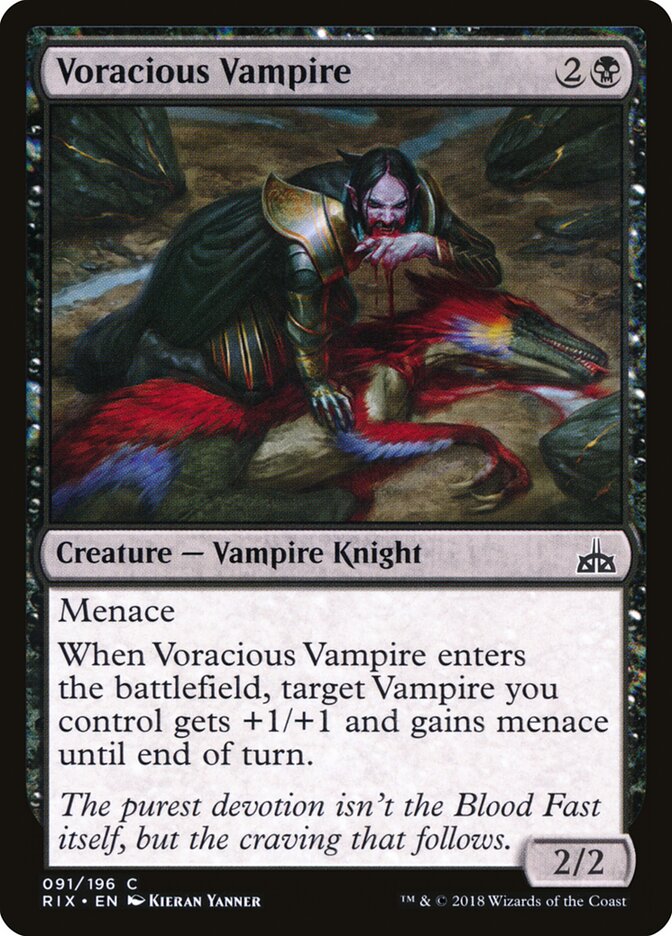 Voracious Vampire - Rivals of Ixalan (Common) [RIX-91]