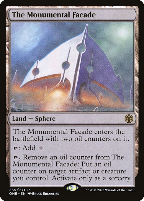 The Monumental Facade – Phyrexia: All Will Be One (ONE-255) Magic: The Gathering card | LC-REM-20260804-15150650097996-d6785057-0d06-4f91-b45f-c05f7c4e2b19