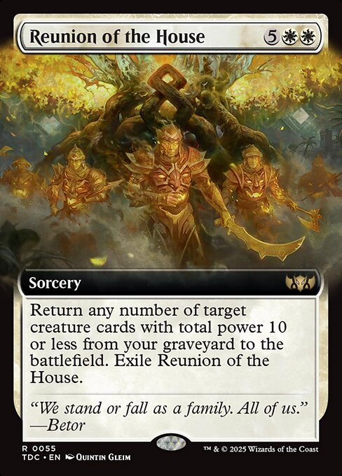 Reunion of the House – Tarkir: Dragonstorm Commander (TDC-55) Magic: The Gathering card | LC-REM-20260804-15409872109900-d67a4d51-ad47-4c63-966a-c5d860d02b1c