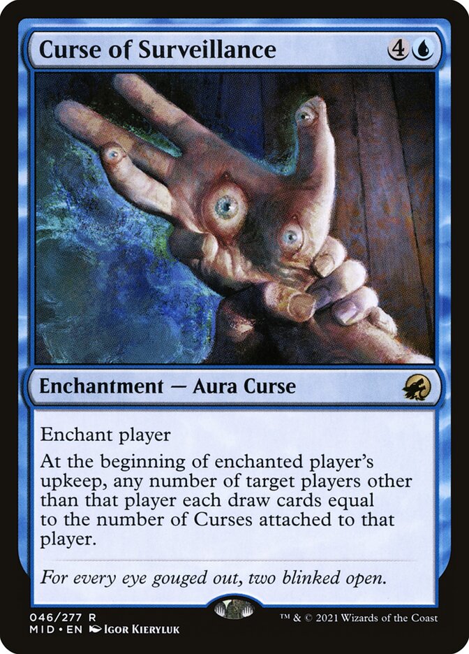 Curse of Surveillance - Innistrad: Midnight Hunt (Rare) [MID-46] Main image