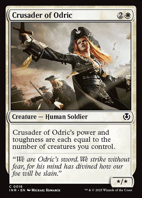 Crusader of Odric – Innistrad Remastered (INR-18) Magic: The Gathering card