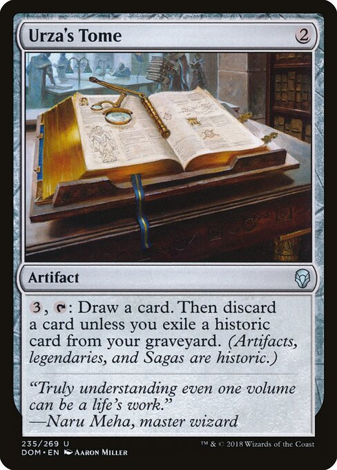 Urza's Tome – Dominaria (DOM-235) Magic: The Gathering card | LC-REM-20260804-15608856183116-d6bead8b-a67f-4451-9d44-038f8688093f