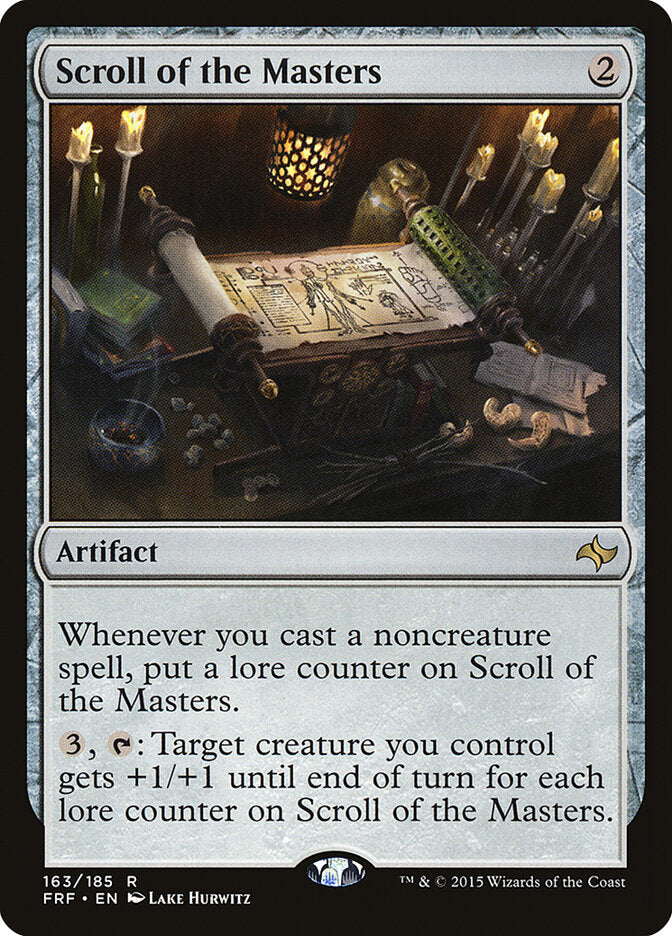 Scroll of the Masters - Fate Reforged (Rare) [FRF-163] Hauptbild