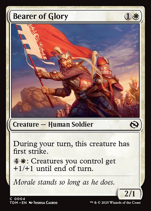Bearer of Glory – Tarkir: Dragonstorm (TDM-4) Magic: The Gathering card | LC-REM-20260804-15401858826572-d6d91e42-43db-428d-a4dd-ef9d40306314
