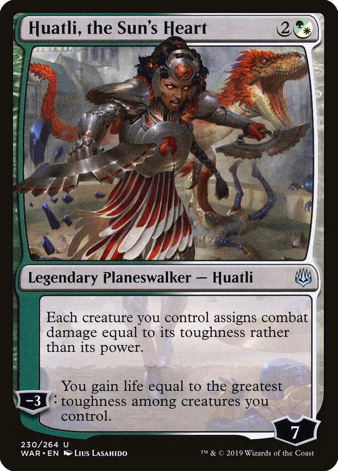 Huatli, the Sun's Heart - War of the Spark (Uncommon) [WAR-230]