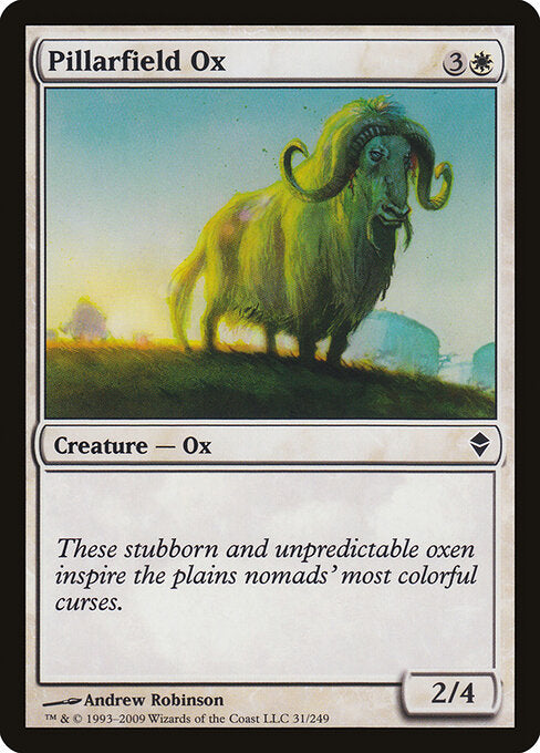 Pillarfield Ox – Zendikar (ZEN-31) Magic: The Gathering card