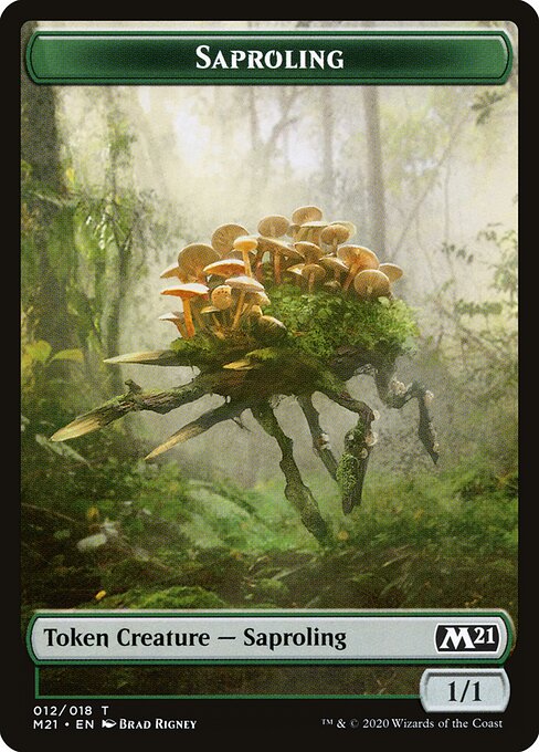 Saproling – Core Set 2021 Tokens (TM21-12) Magic: The Gathering card | LC-REM-20260804-15711433228620-d71a5aa4-a960-4c42-b8ac-7003f6e83e95