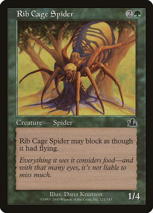 Rib Cage Spider – Prophecy (PCY-121) Magic: The Gathering card | LC-REM-20260804-15476051607884-d71bebea-1634-4d9a-b3ad-2e01ecacad7e