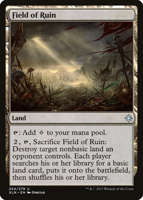 Field of Ruin – Ixalan (XLN-254) Magic: The Gathering card | LC-REM-20260804-15150875050316-d72afb21-7bb0-4fd8-a529-ada92a654f61