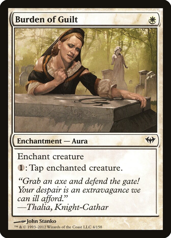 Burden of Guilt - Dark Ascension (Common) [DKA-4]