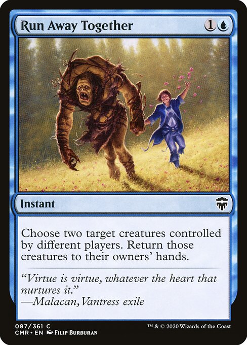 Run Away Together – Commander Legends (CMR-87) Magic: The Gathering card
