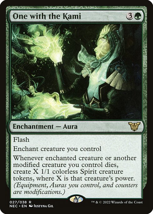 One with the Kami – Neon Dynasty Commander (NEC-27) Magic: The Gathering card | LC-REM-20260804-15151572549964-d753c296-8cef-492d-ab41-e7ddb233d46e