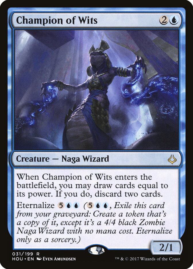 Champion of Wits - Hour of Devastation (Rare) [HOU-31]