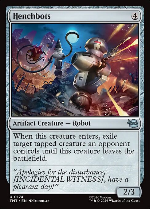 Henchbots – Teenage Mutant Ninja Turtles (TMT-174) Magic: The Gathering card | LC-REM-20260804-15621004558668-d77aa46e-fa57-4427-b0a3-0a957dc994dc