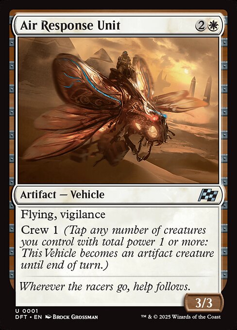 Air Response Unit – Aetherdrift (DFT-1) Magic: The Gathering card Immagine principale del prodotto