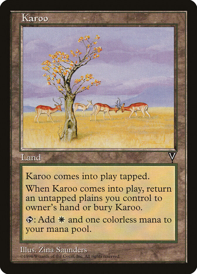 Magic-kaart Karoo VIS-165 uit Visions (Uncommon)
