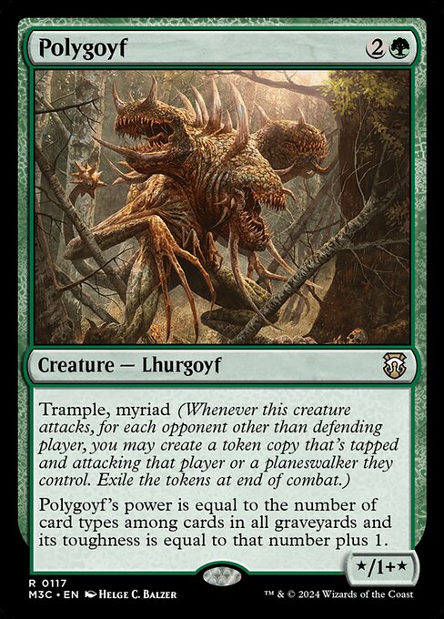 Polygoyf – Commander: Modern Horizons 3 (M3C-117) Magic: The Gathering card Immagine principale del prodotto