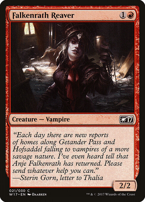 Falkenrath Reaver – Welcome Deck 2017 (W17-21) Magic: The Gathering card | LC-REM-20260804-15151522709836-d7b5913e-a103-4e4a-9281-8b88c1fb746e Main image