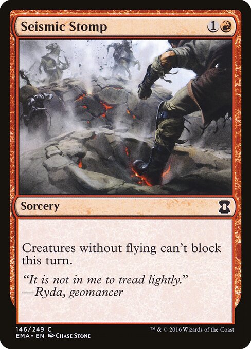 Seismic Stomp – Eternal Masters (EMA-146) Magic: The Gathering card | LC-REM-20260804-15151497347404-d7bb50b1-e65c-4d56-8705-f20f6fa1ca12