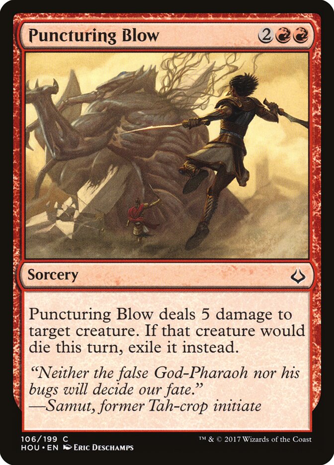 Puncturing Blow - Hour of Devastation (Common) [HOU-106]