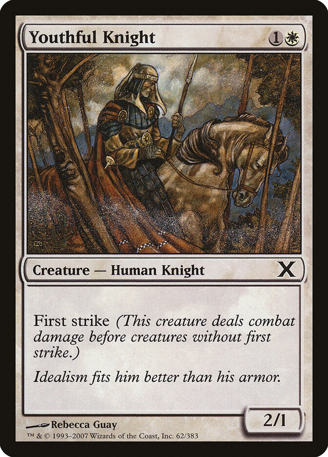 Youthful Knight - Tenth Edition (Common) [10E-62] Immagine principale del prodotto