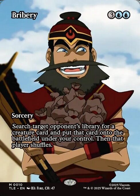 Bribery – Magic: The Gathering | Avatar: The Last Airbender: Eternal (TLE-10) Magic: The Gathering card Hauptbild