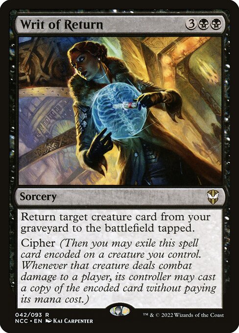 Writ of Return – New Capenna Commander (NCC-42) Magic: The Gathering card | LC-REM-20260804-15339707269452-d826b38e-a026-472b-afe7-d3a6bd806cf6 Hoofdafbeelding