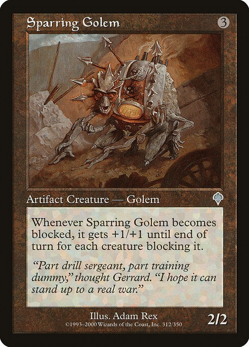 Sparring Golem – Invasion (INV-312) Magic: The Gathering card