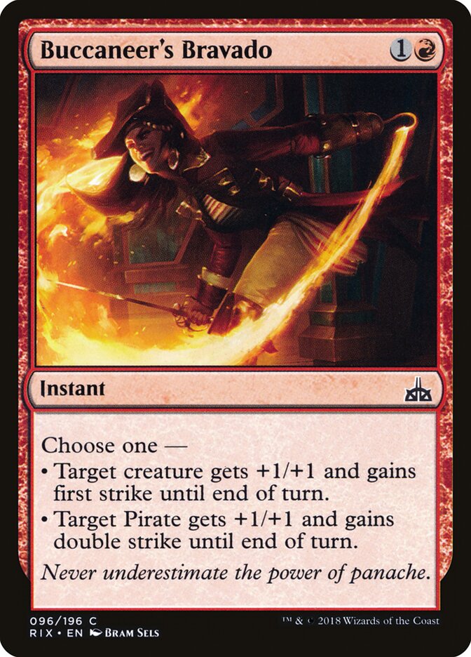 Buccaneer's Bravado - Rivals of Ixalan (Common) [RIX-96]